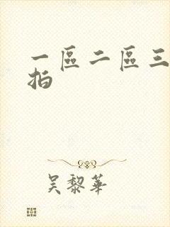 一区二区三区偷拍
