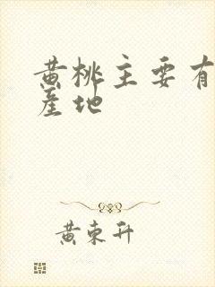 黄桃主要有哪些产地