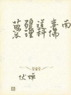苗疆道事南无袈裟理科佛