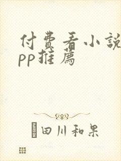 付费看小说的app推荐