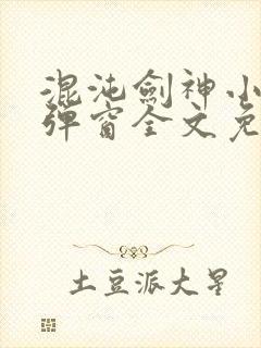 混沌剑神小说无弹窗全文免费阅读