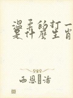 温柔的打一个肖是什么生肖