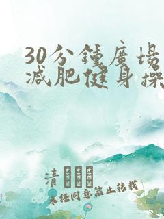 30分钟广场舞减肥健身操