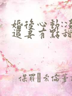 婚后心动:凌总追妻有点甜全文免费