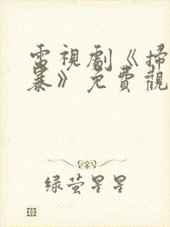 电视剧《扫毒风暴》免费观看完整版高清