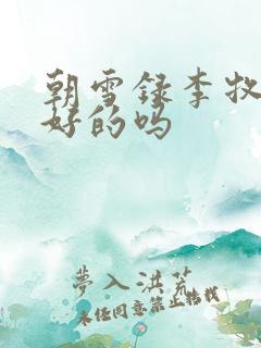 朝雪录李牧云是好的吗