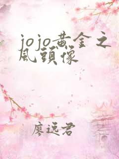 jojo黄金之风头像
