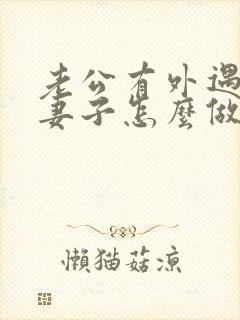 老公有外遇聪明妻子怎么做