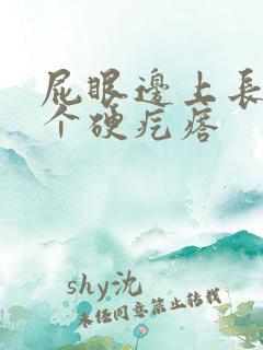 屁眼边上长了一个硬疙瘩