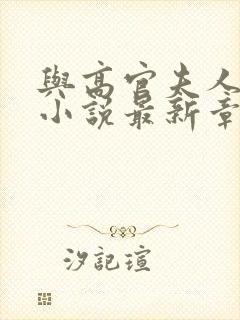 与高官夫人情愫小说最新章节阅读