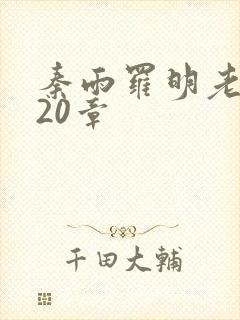 秦雨罗明老旺120章