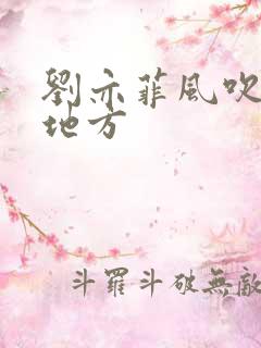 刘亦菲风吹过的地方