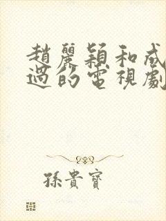 赵丽颖和成毅演过的电视剧