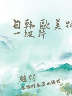 日韩 欧美特a一级片 日韩 欧美特a一级片