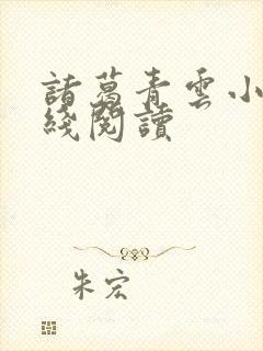 诸葛青云小说在线阅读