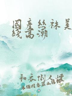 国产丝袜美腿在线高潮