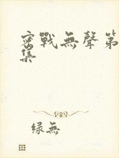密战无声第十八集 密战无声第十八集