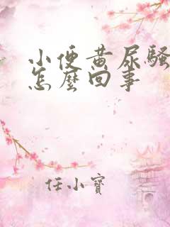 小便黄尿骚味重怎么回事