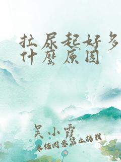 拉尿起好多泡是什么原因 拉尿起好多泡是什么原因