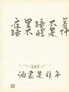 夜里睡不着白天睡不醒是什么原因