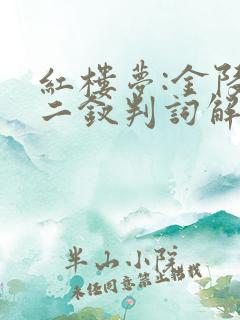 红楼梦:金陵十二钗判词解析