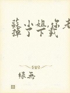 苏小姐,你老公掉了下载