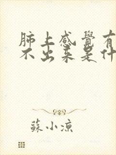 肺上感觉有痰咳不出来是什么原因?
