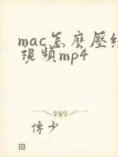 mac怎么压缩视频mp4