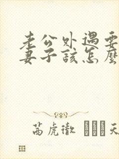 老公外遇要离婚妻子该怎么办