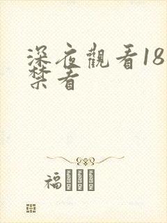 深夜观看18岁禁看