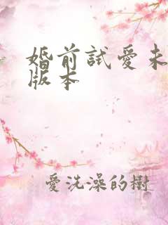 婚前试爱未删减版本