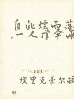 自此烟雨落京城,一人撑伞两人行
