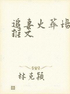 追妻火葬场原耽推文