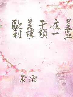 欧美午夜美女福利视频一区
