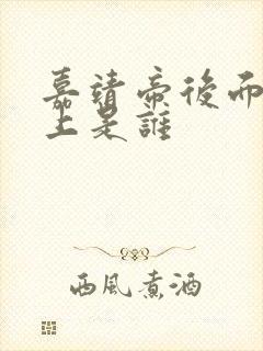 嘉靖帝后面的皇上是谁