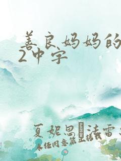 善良妈妈的朋友2中字