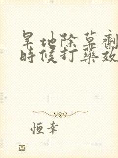 旱地除草剂什么时候打药效果更好