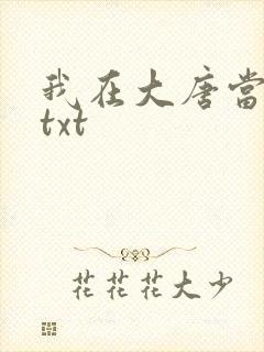 我在大唐当闲王txt