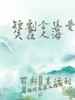 短剧合集爱意消失在人海