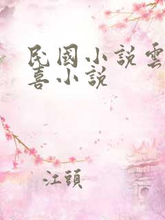 民国小说云胡不喜小说