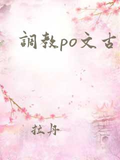 调教po文古言