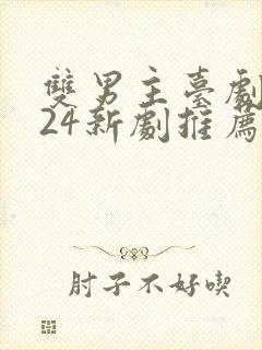 双男主台剧2024新剧推荐
