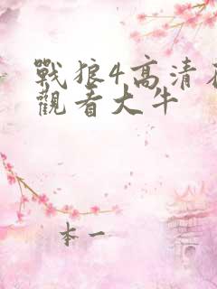 战狼4高清在线观看大牛