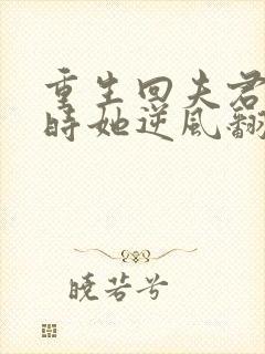 重生回夫君大婚时她逆风翻盘免费在线