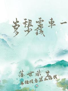 出租电车一个月多少钱
