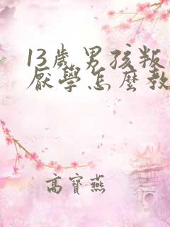 13岁男孩叛逆厌学怎么教育