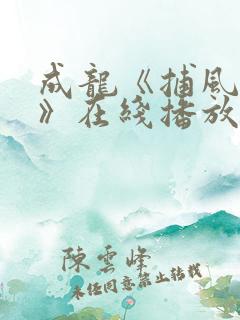 成龙《捕风追影》在线播放