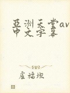 亚洲天堂av网中文字幕