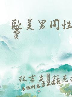 欧美男同性恋免费