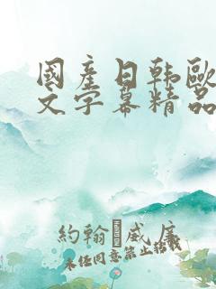 国产日韩欧美中文字幕精品在线